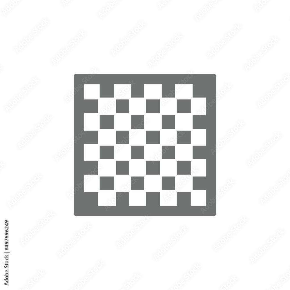 the chessboard icon. vector illustration the chessboard icon. vector illustration