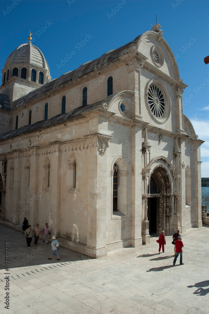 Titolo: Sebenico, Croatia. Façade of Katedrala Sv. Jacova