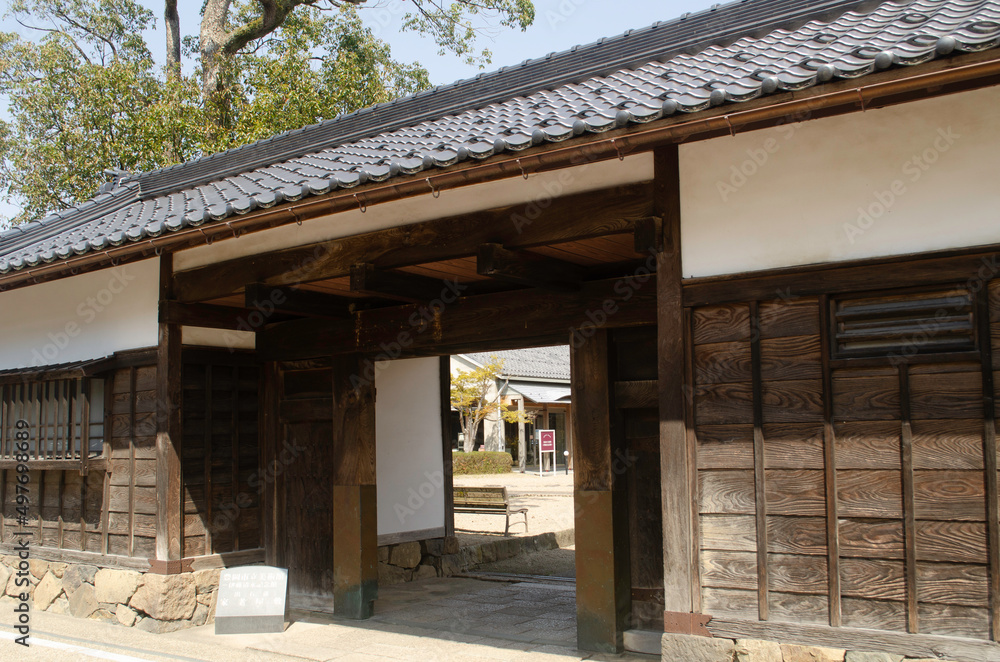 Nagayamon of chief counselor's residence in Izushi Town Nagayamon of chief counselor's residence in Izushi Town