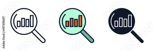 seo icon symbol template for graphic and web design collection logo vector illustration