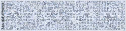 Offset Quads generative art background art illustration