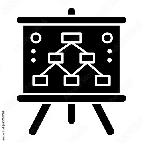 hierarchical glyph icon