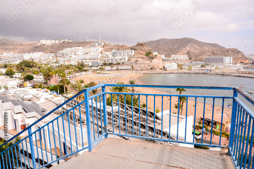 Landscape in Tropical Volcanic Canary Islands Spain photo