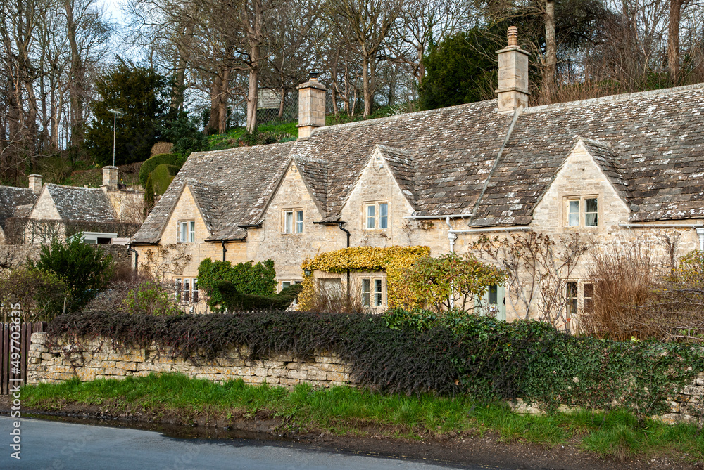 Old traditional romantic stone English country house Old traditional romantic stone English country house