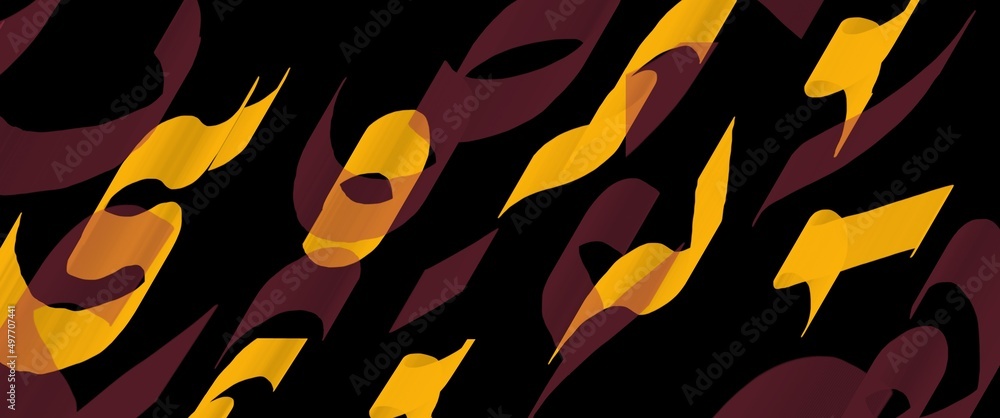 Naklejka premium Arabic letters written in roqa'a script