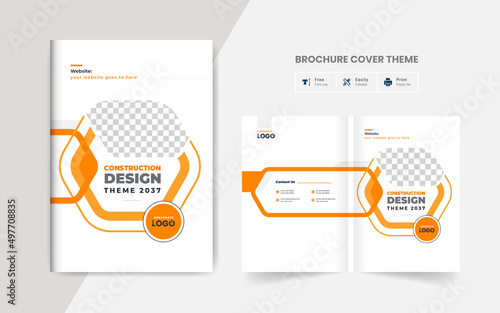 Corporate company profile business brochure template layout creative and clean annul report professional business brochure template design fully editable