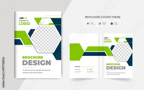 Corporate company profile business brochure template layout creative and clean annul report professional business brochure template design fully editable
