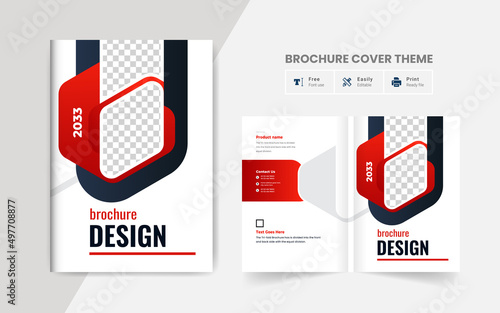 Corporate company profile business brochure template layout creative and clean annul report professional business brochure template design fully editable