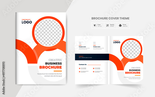 Corporate company profile business brochure template layout creative and clean annul report professional business brochure template design fully editable