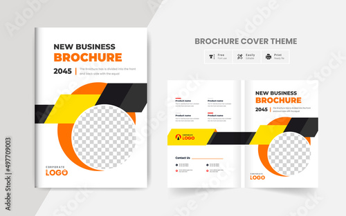 Corporate company profile business brochure template layout creative and clean annul report professional business brochure template design fully editable