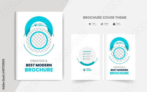 Corporate company profile business brochure template layout creative and clean annul report professional business brochure template design fully editable