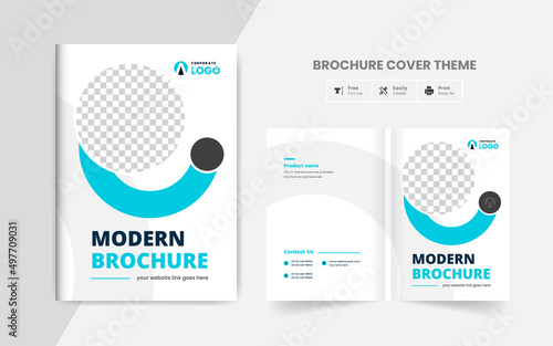 Corporate company profile business brochure template layout creative and clean annul report professional business brochure template design fully editable