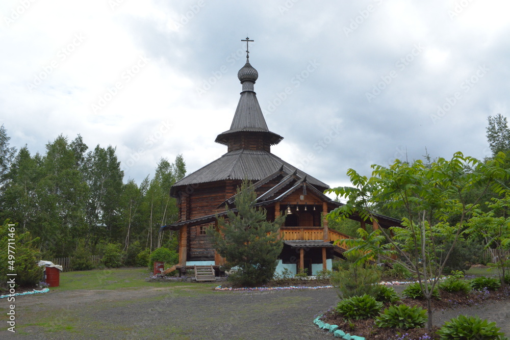 Orthodox Church of St. Nicholas in the village of Uktur of the Khabarovsk Territory Orthodox Church of St. Nicholas in the village of Uktur of the Khabarovsk Territory