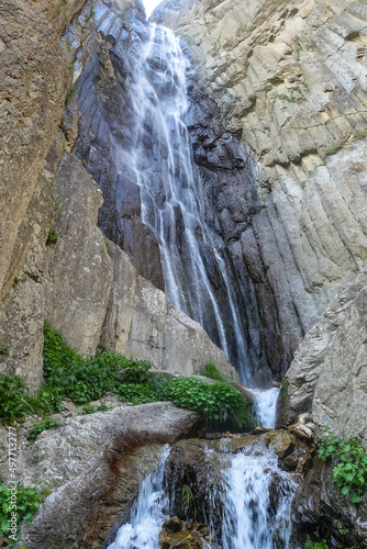 Abai-Su waterfall. North Caucasus  Kabardino-Balkaria June 2021.