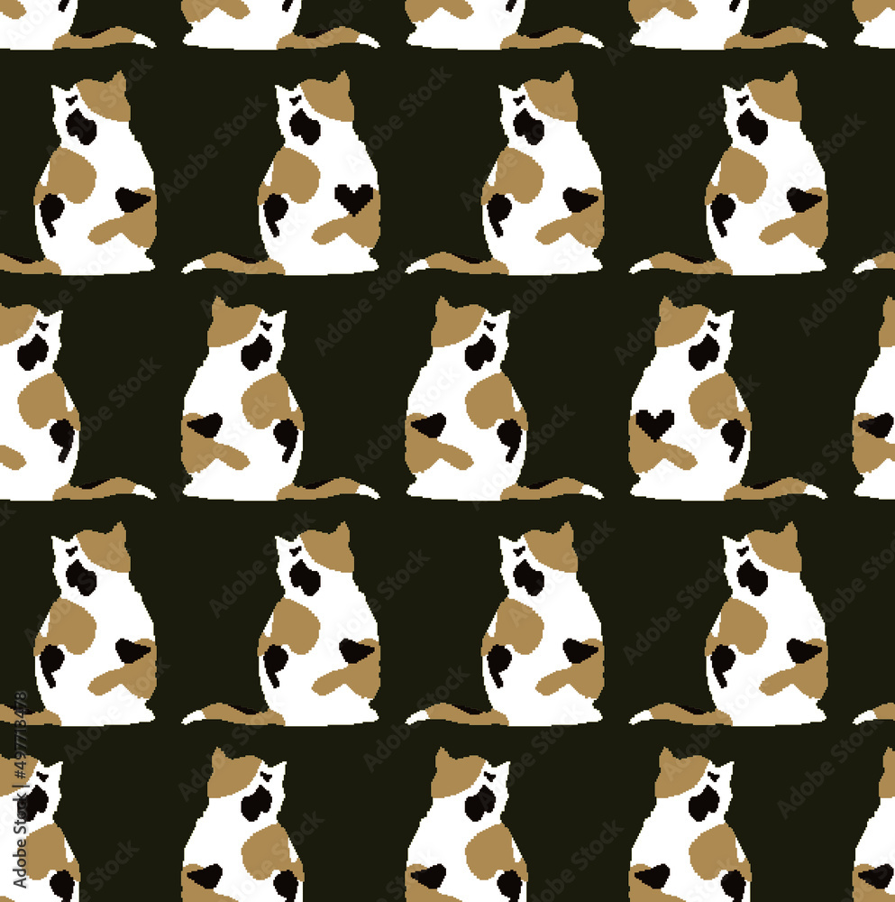 ねこ・仔猫_CATS Pattern0408MKMX95
