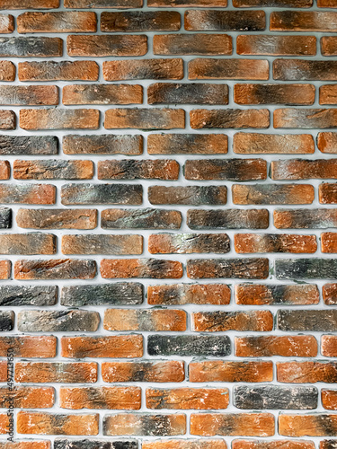 Red brick wall, background image