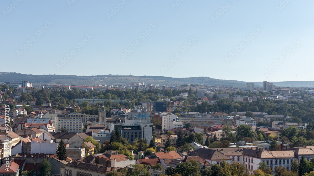 Cluj urban skyline and details