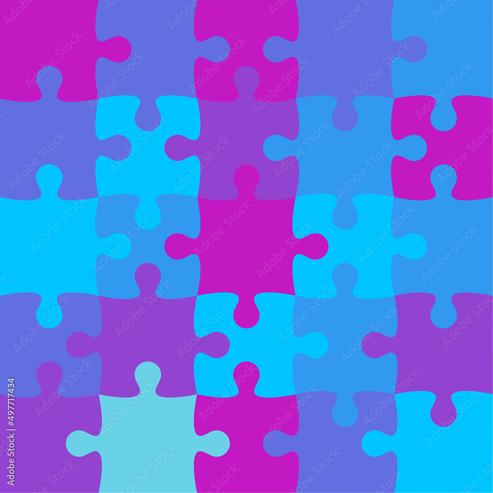 Jigsaw puzzle vector Jigsaw puzzle vector