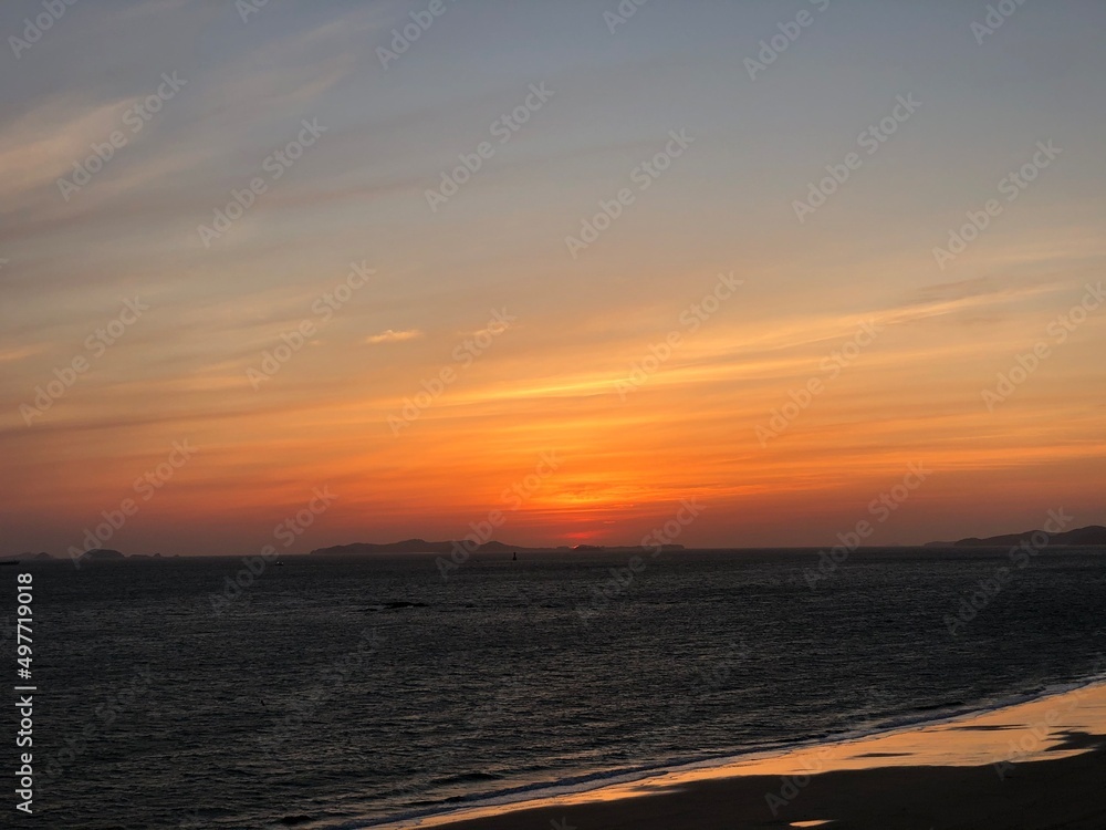 Fototapeta premium sunset,선셋,강릉,동해
