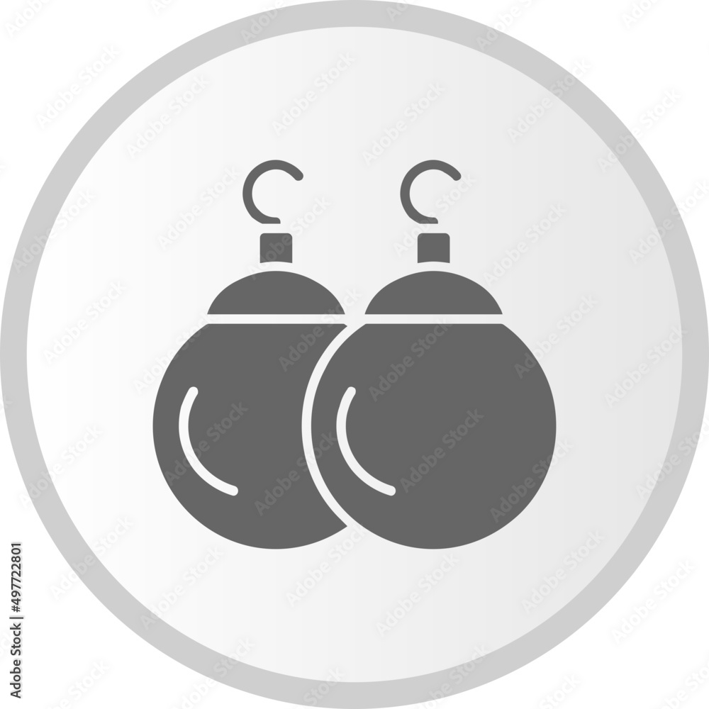 Fototapeta premium Earring Icon