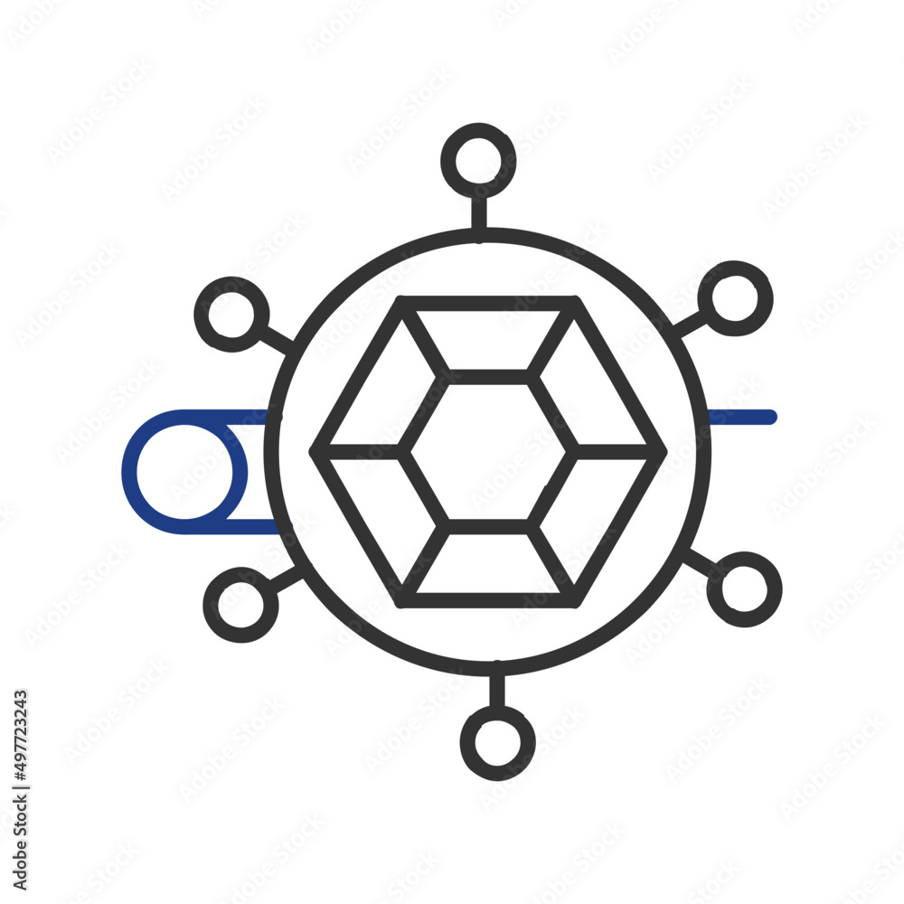 Fototapeta premium Brooch Icon