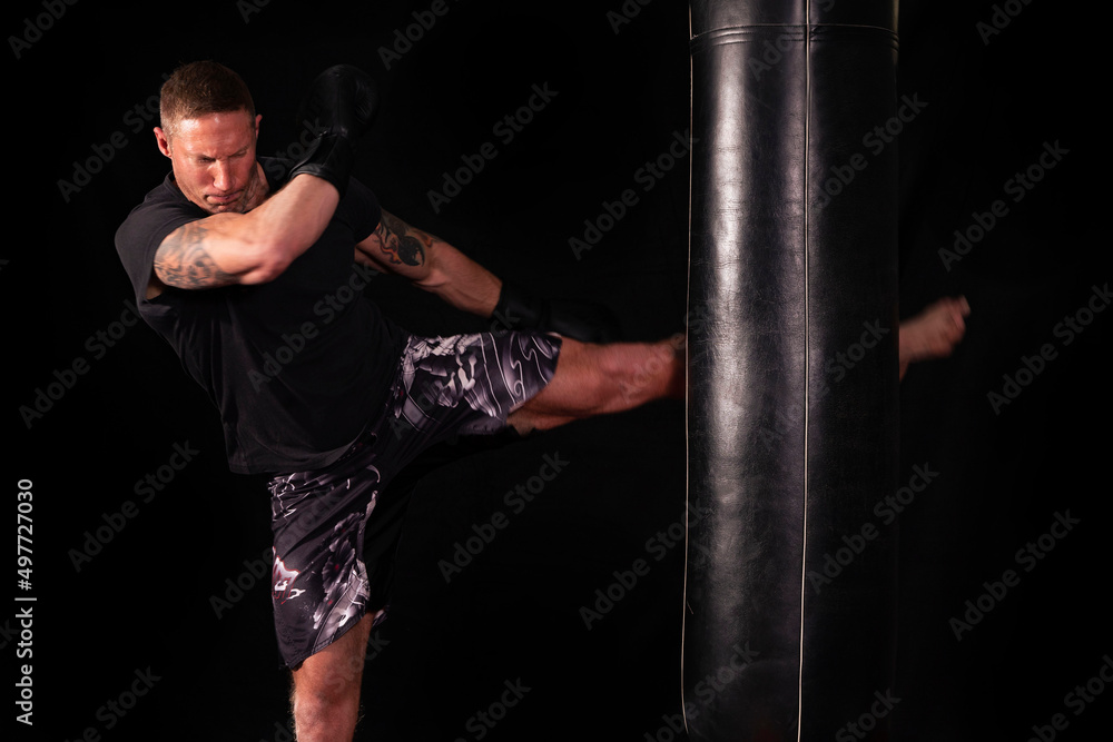 MMA Boxer training. gym training MMA Boxer training. gym training