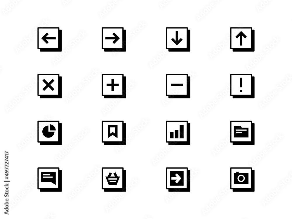 Neubrutalism Icons Set Neubrutalism Icons Set