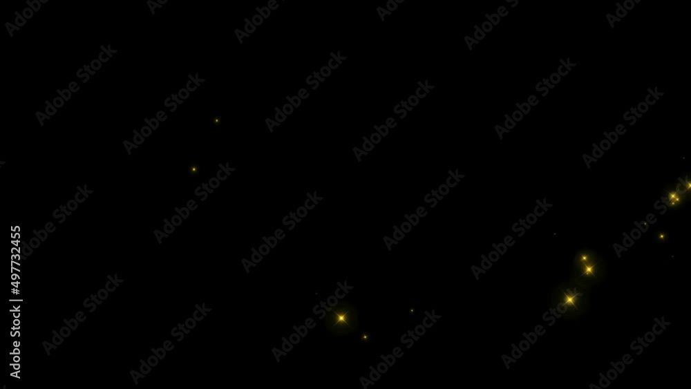 Golden sparkling glitter flight light Dust trail Animation. Shining Christmas gold particles, sparkles background. Luxury magic festive 3D render. New year's Celebration. Wedding, Diwali, Christmas Golden sparkling glitter flight light Dust trail Animation. Shining Christmas gold particles, sparkles background. Luxury magic festive 3D render. New year's Celebration. Wedding, Diwali, Christmas