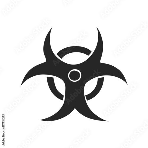 Hand drawn icon Biohazard