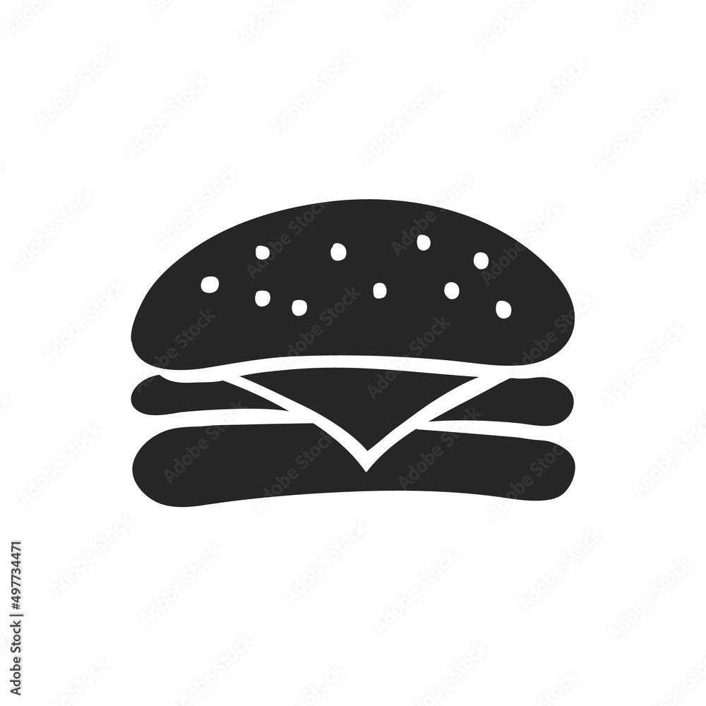 Hand drawn icon Burger