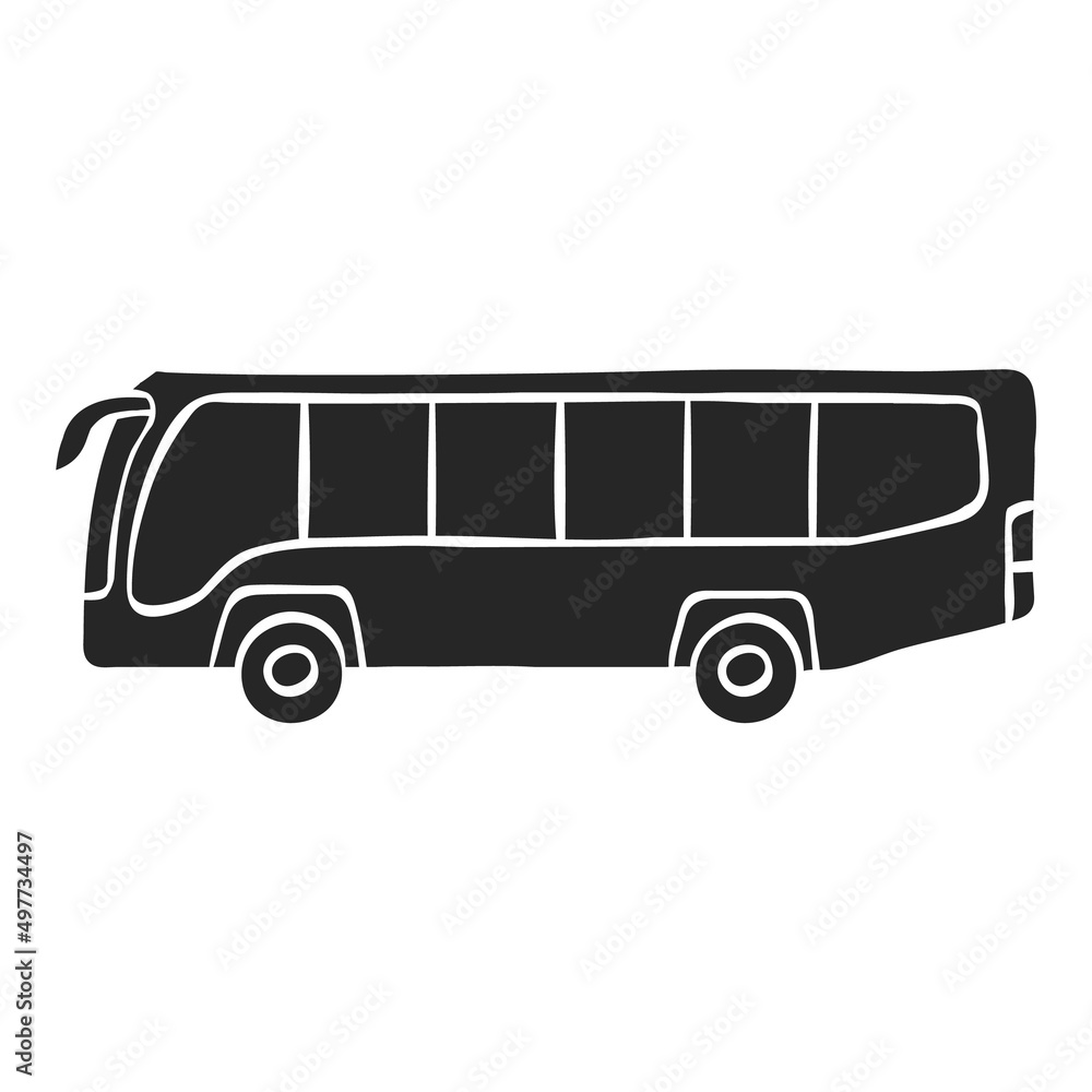 Hand drawn icon Bus