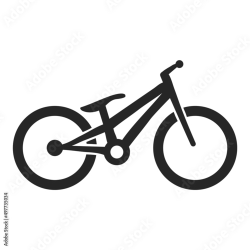 Hand drawn icon Trial bicycle