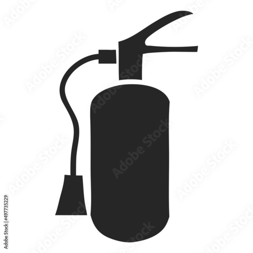 Hand drawn icon Fire extinguisher
