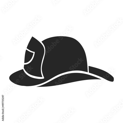 Hand drawn icon Fireman hat