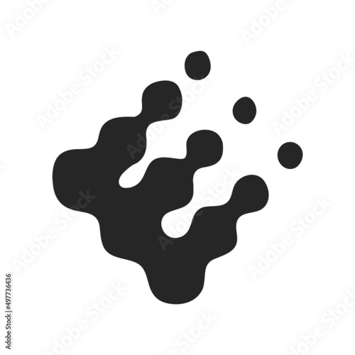 Hand drawn icon Printing raster dots