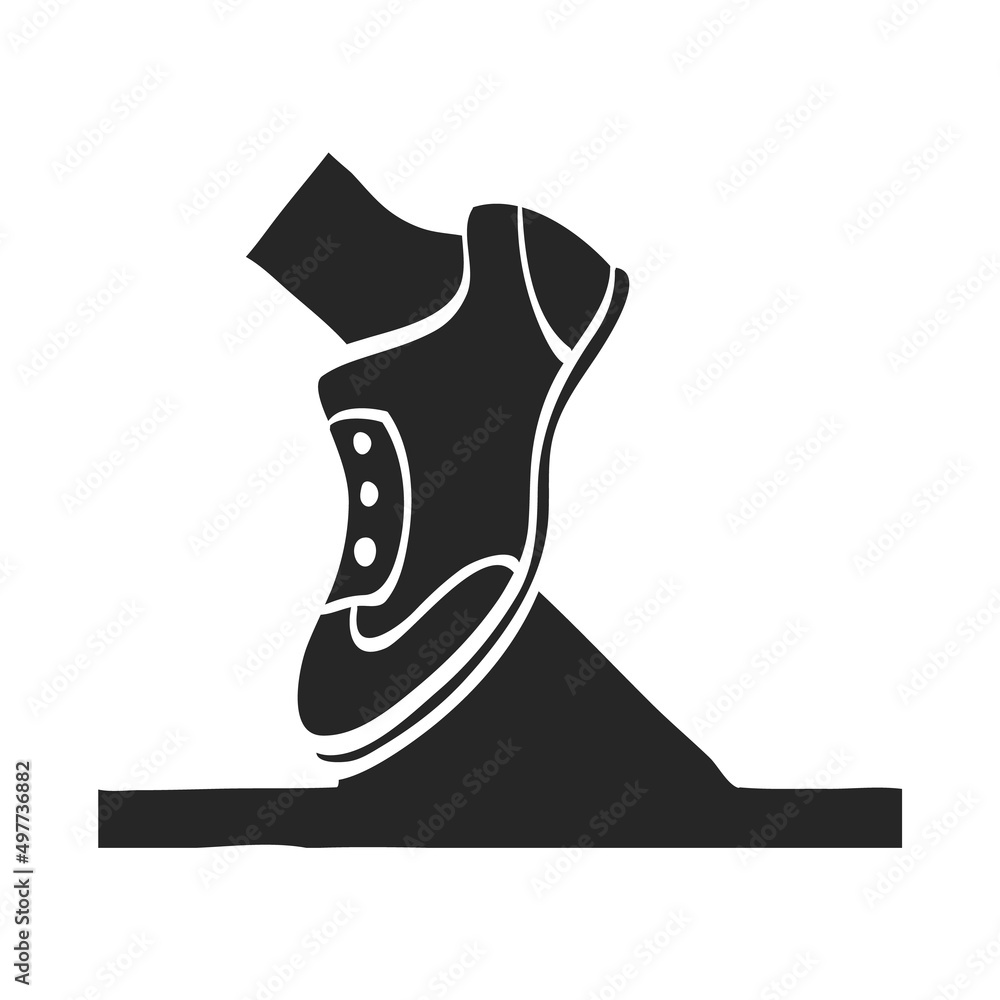 Hand drawn icon Starting block