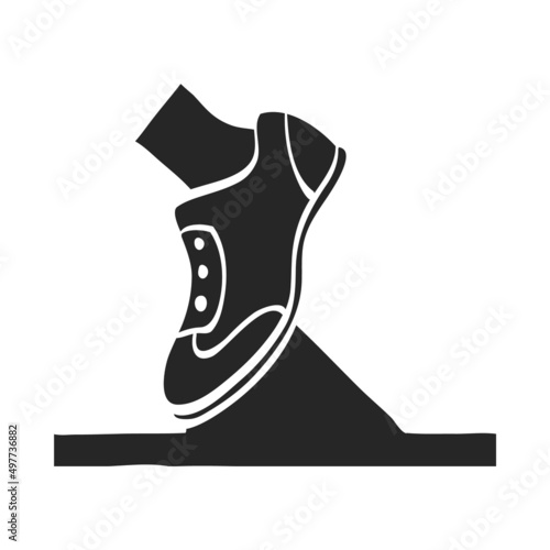 Hand drawn icon Starting block