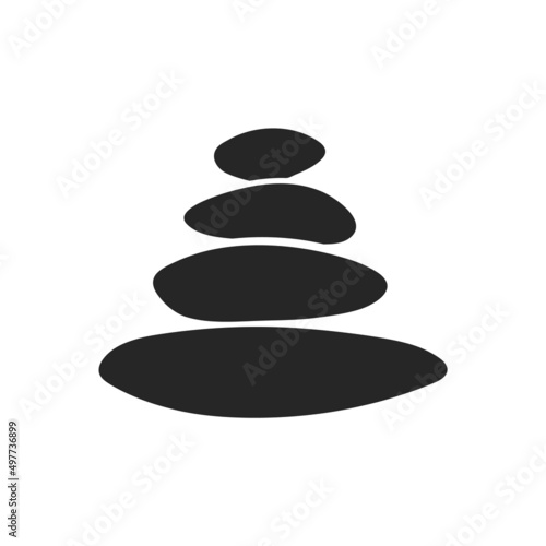 Hand drawn icon Spa stone