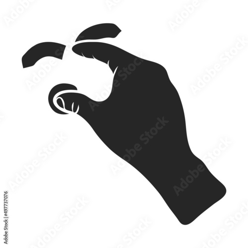 Hand drawn icon touchpad gesture