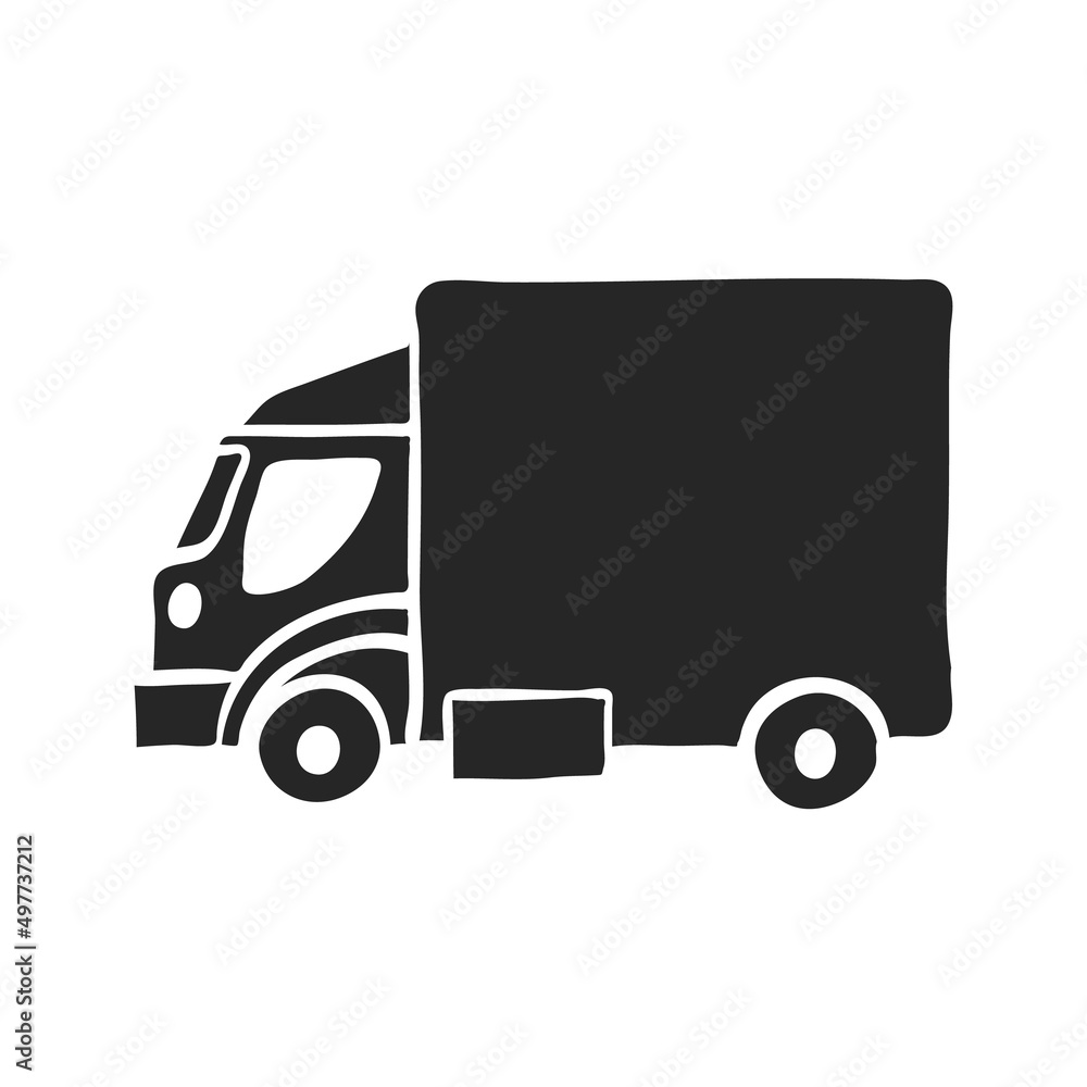 Hand drawn icon Truck