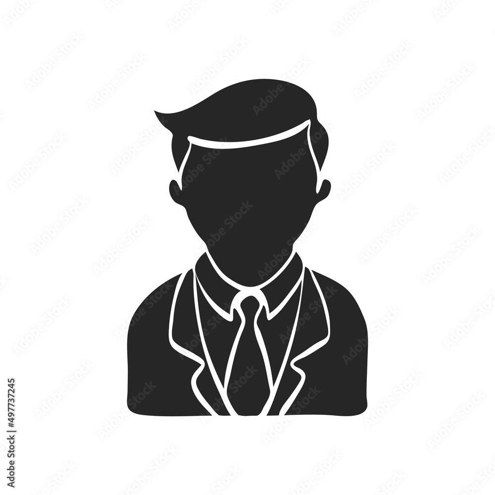 Hand drawn icon User avatar Hand drawn icon User avatar