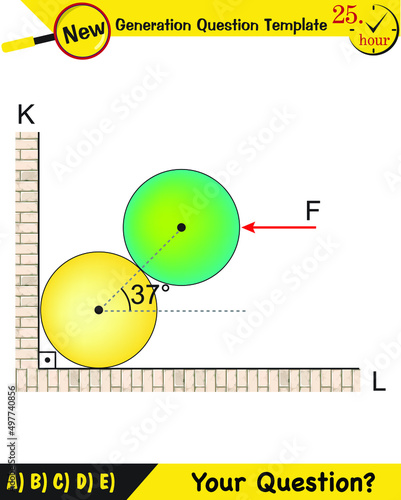 Physics, Experimental Verification of Lami’s Theorem, next generation question template, dumb physics figures, exam question, eps photo