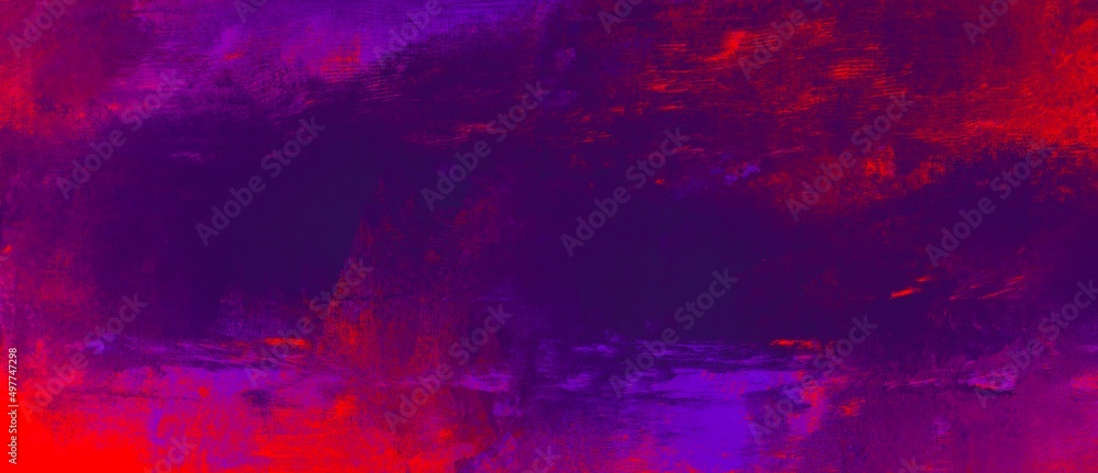 Bright stylish red, blue, black, pink purple grunge background trend colors can be used as fabric velvet or suede