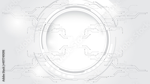 Abstract technology background, Illustration,Hi-tech communication concept innovation background,science and technology digital background