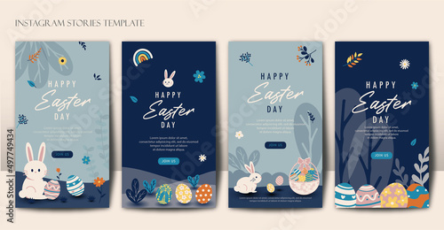 Happy Easter Instagram Stories Template Collection photo