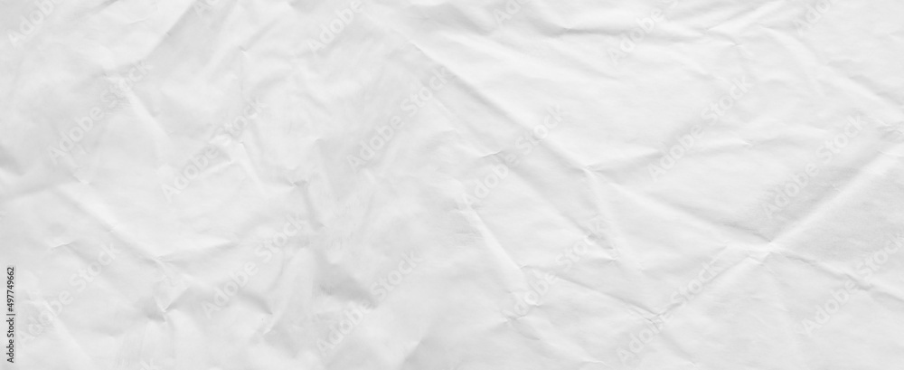 Obraz premium white crumpled paper