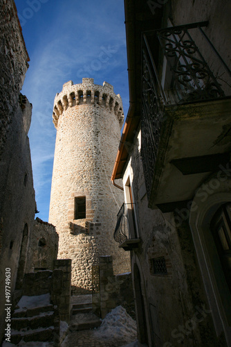 Castello di Santo Stefano di Sessanio in Abruzzo - Italia photo
