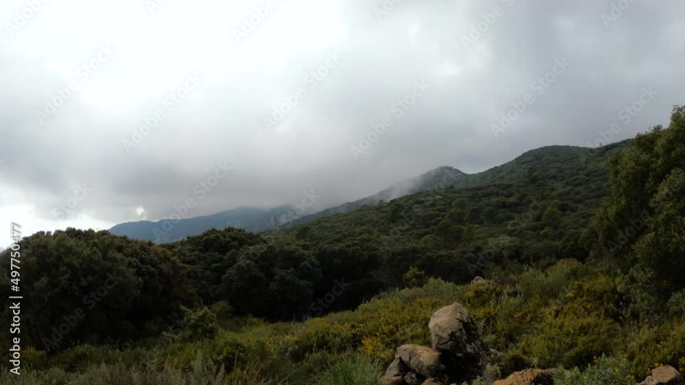 Beautiful nature and cloudscape at La Concha, Marbella, Spain. Beautiful nature and cloudscape at La Concha, Marbella, Spain.