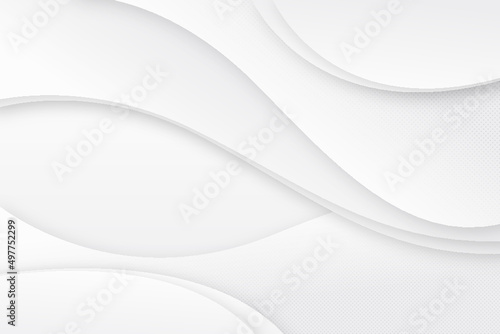 White waves natural background, soft lines 