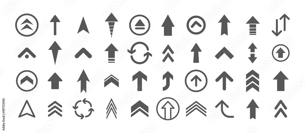 Arrows set. Arrow icon collection. Arrow flat style isolated. Stock vector. Set different arrows or web design. Arrows set. Arrow icon collection. Arrow flat style isolated. Stock vector. Set different arrows or web design.